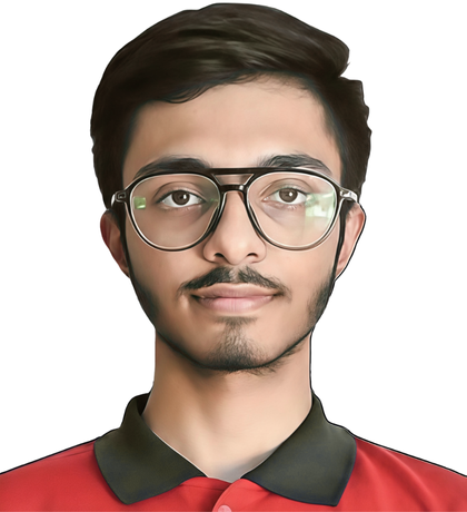 Portrait of Aariv Baghla, a confident student representing the best school in Suratgarh, showcasing academic excellence, discipline, and a modern learning environment at Blossom Academy.